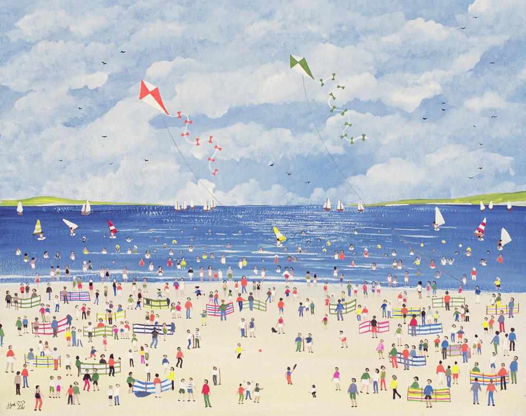 Detail of Cloud Beach by Judy Joel