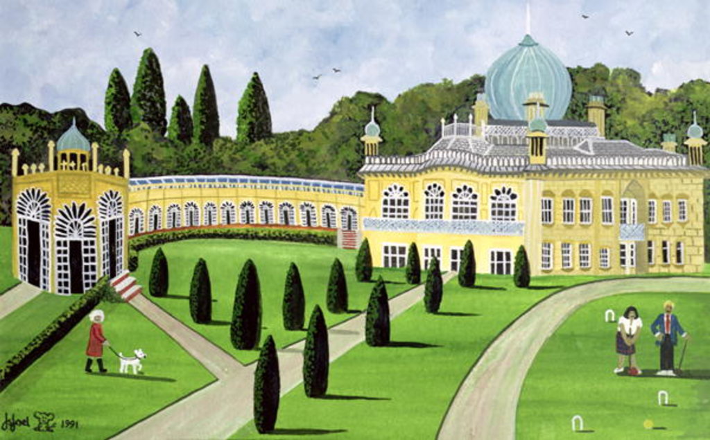 Detail of Sezincote, Gloucestershire, 1991 by Judy Joel