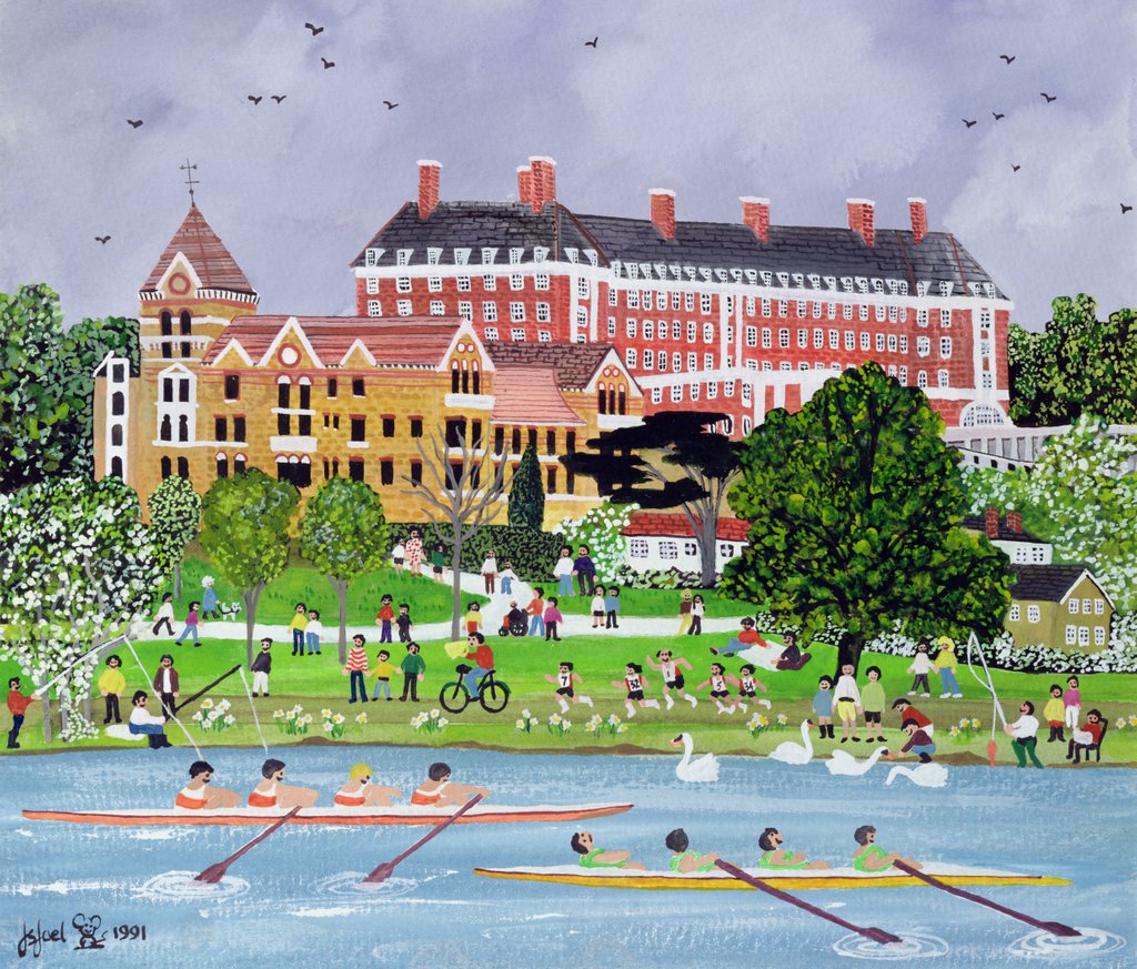 Detail of The Star and Garter Home, Richmond-Upon-Thames, 1991 by Judy Joel