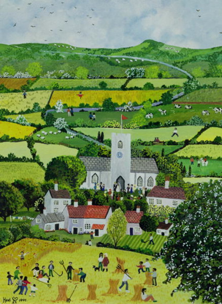 Detail of A Country Wedding by Judy Joel