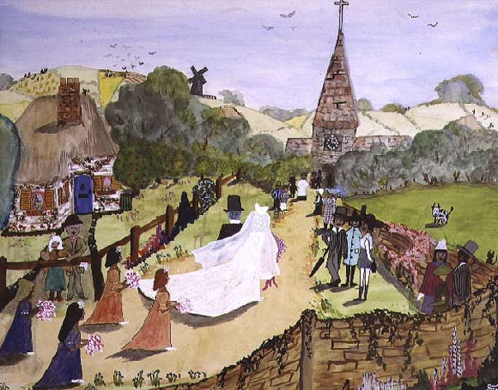 Detail of The Happy Couple by Judy Joel