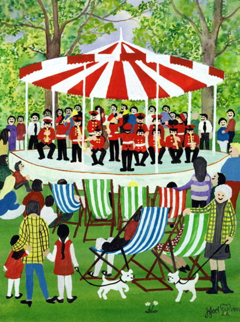 Detail of The Bandstand by Judy Joel
