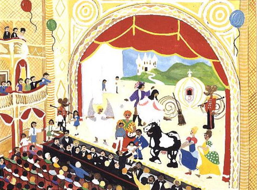 Detail of Pantomime by Judy Joel