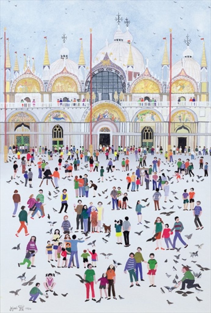 Detail of St. Mark's, Venice, 1994 by Judy Joel