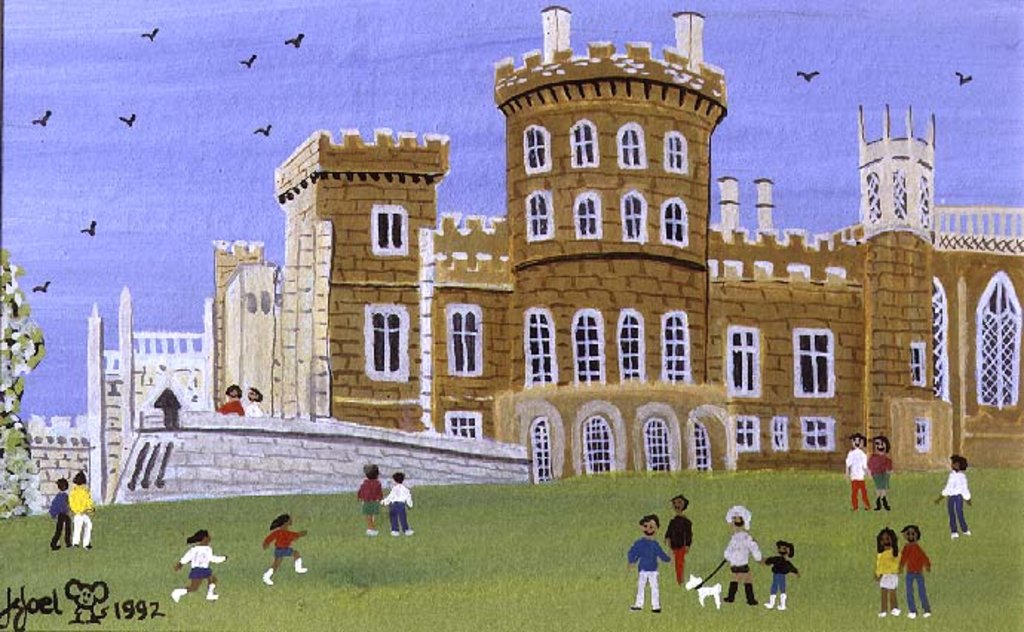 Detail of Belvoir Castle, 1992 by Judy Joel