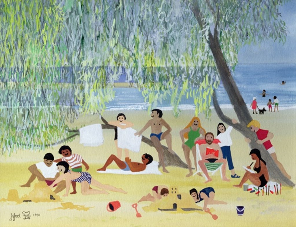 Detail of Under the Tree, or A Shady Place, 1991 by Judy Joel