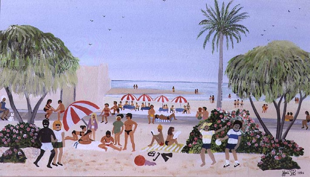 Detail of Holiday, 1990 by Judy Joel