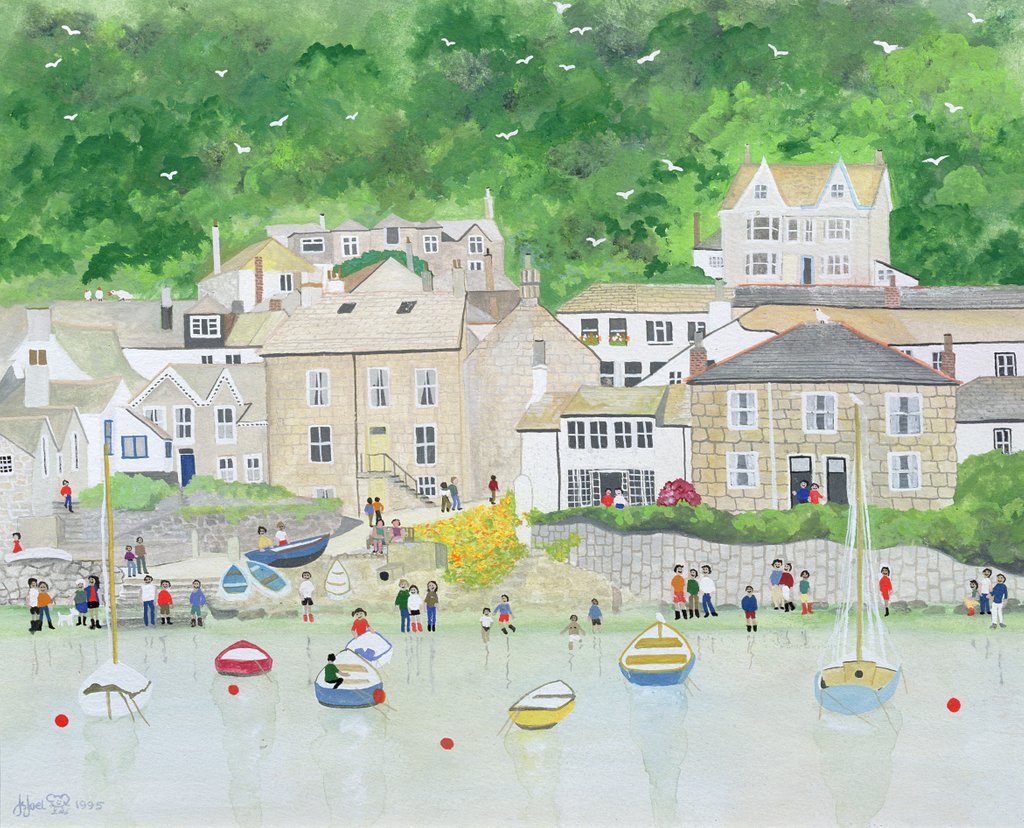 Detail of Peaceful Mousehole, 1995 by Judy Joel