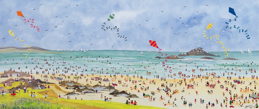 Detail of Summertime, 1995 by Judy Joel