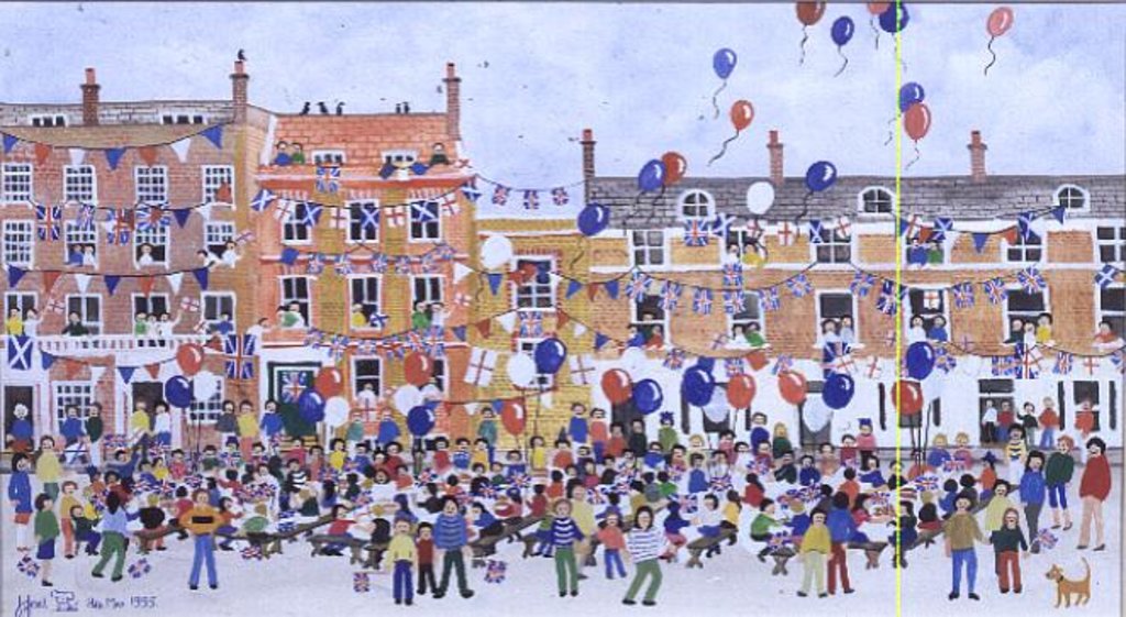 Detail of VE Day Celebrations, 1995 by Judy Joel