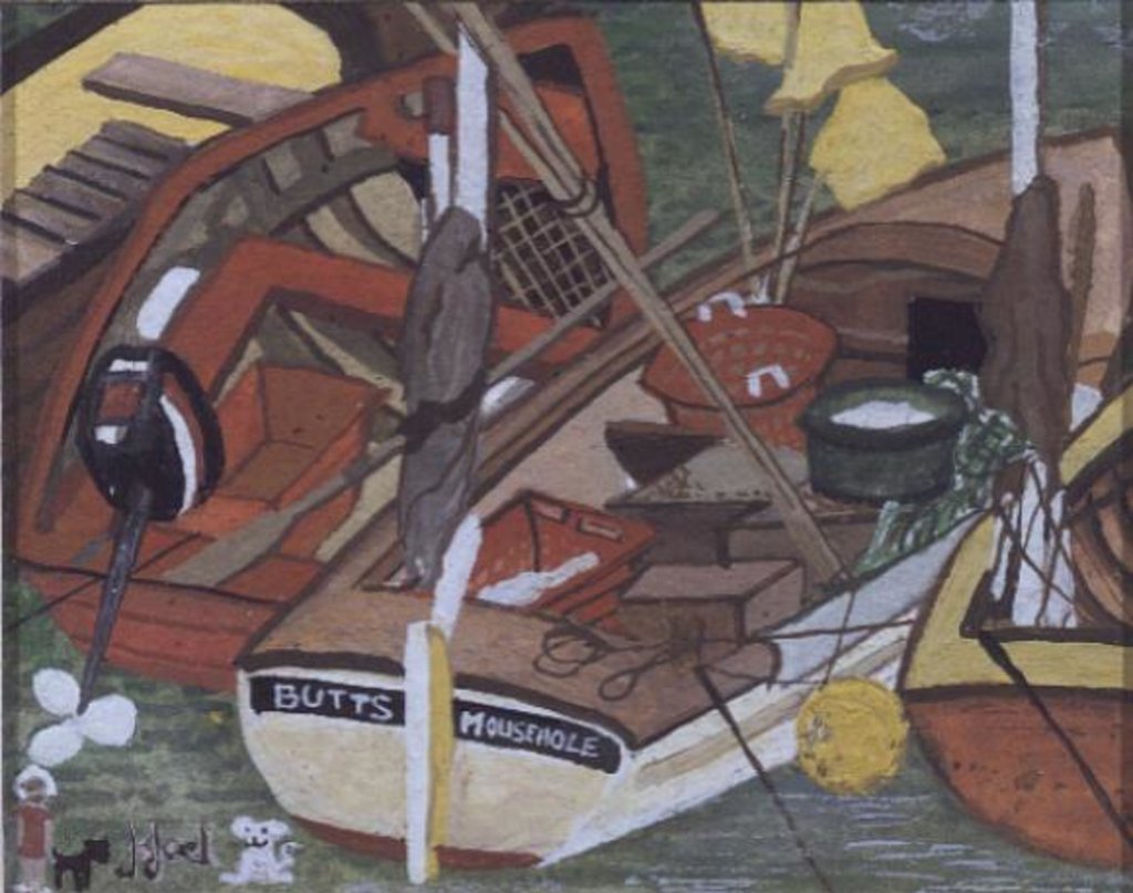 Detail of Butts of Mousehole, 1995 by Judy Joel