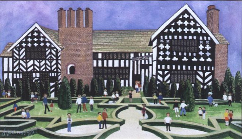 Detail of Little Moreton Hall, 1995 by Judy Joel