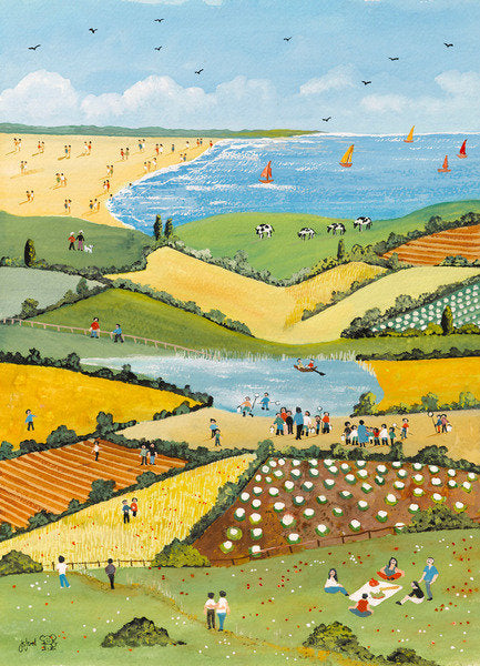 Detail of High Summer, 2013 by Judy Joel