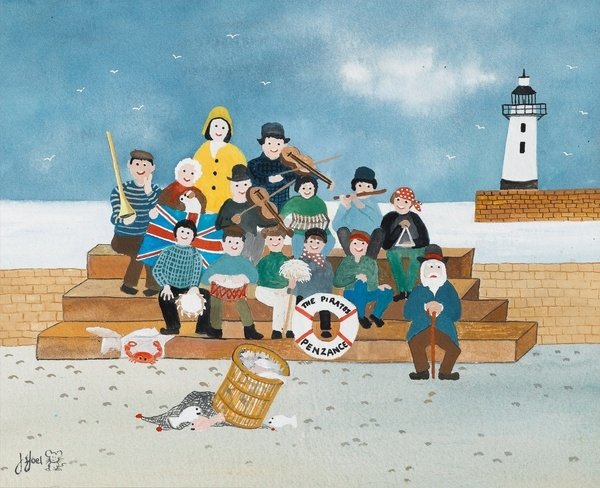 Detail of Old Pirates of Penzance, 2012 by Judy Joel