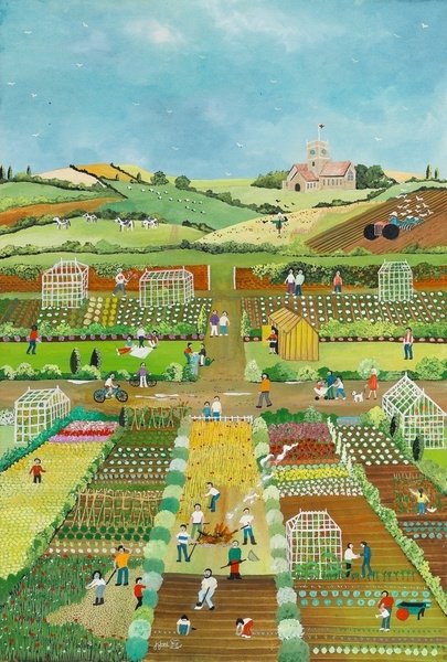 Detail of Allotments, 2012 by Judy Joel