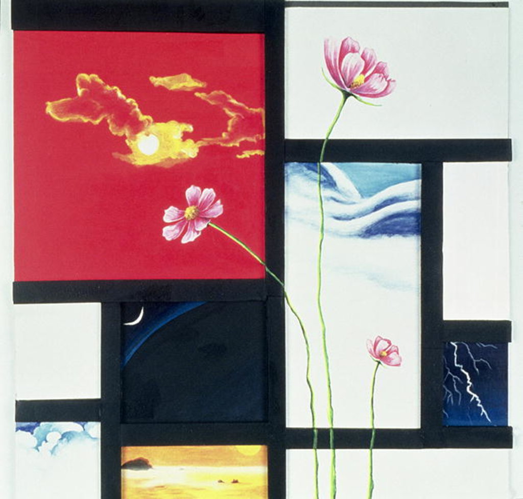 Detail of Malevich Inspired by Jung Sook Nam