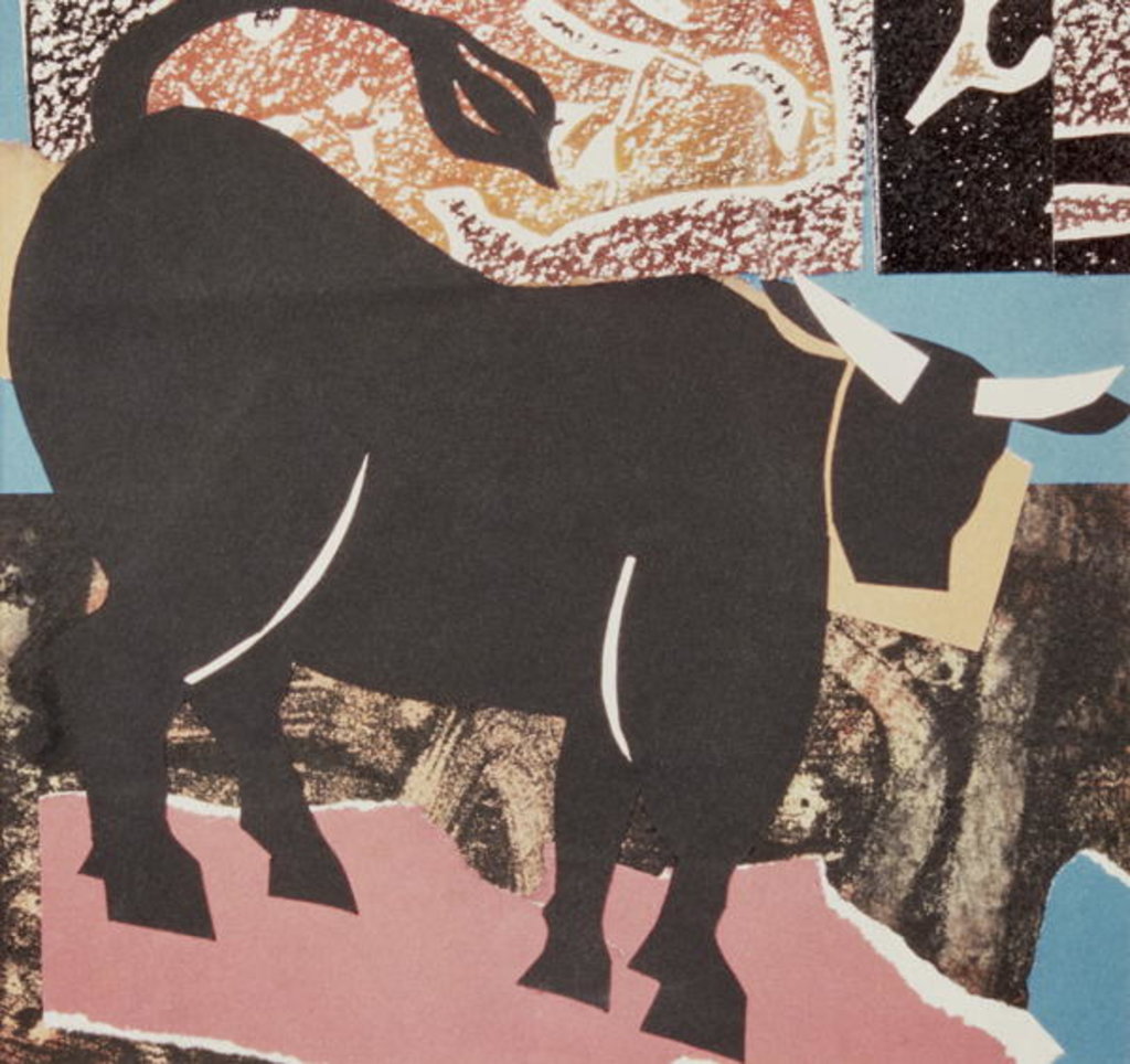 Detail of Aberdeen Angus Bull by John Wallington