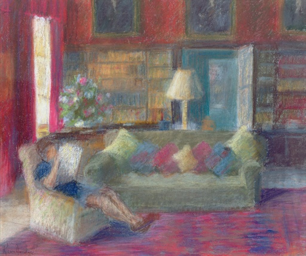 Detail of Library at ThorpePerrow by Karen Armitage