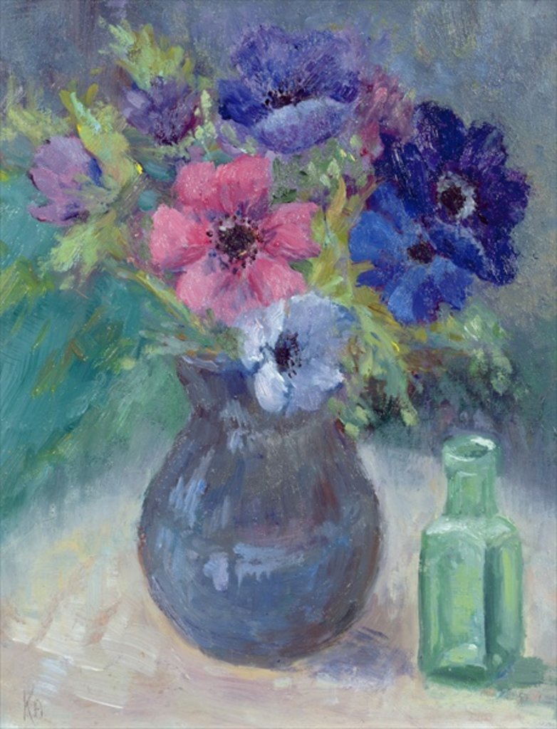 Detail of Anemones by Karen Armitage