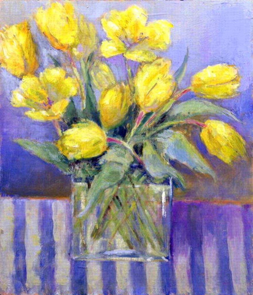 Detail of The Tank of Tulips by Karen Armitage