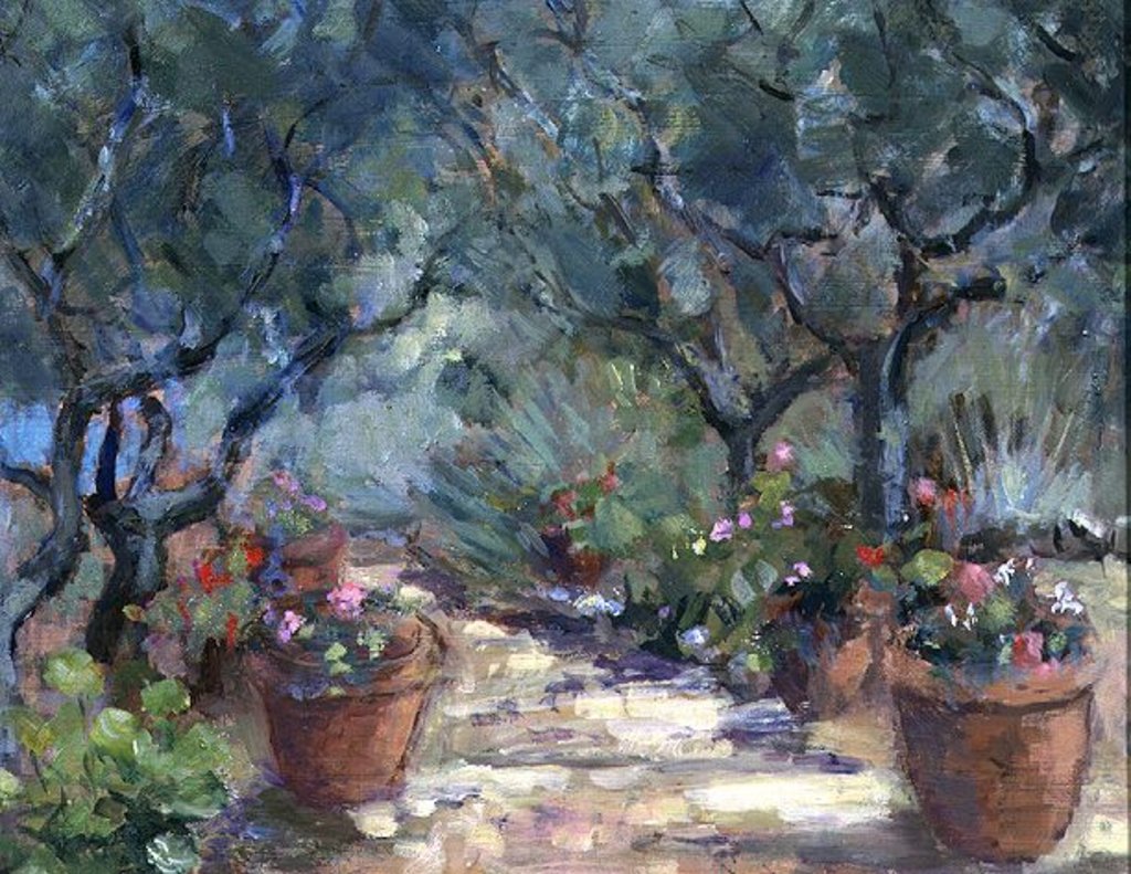 Detail of Garden in Porto Ercole, Italy, 1996 by Karen Armitage