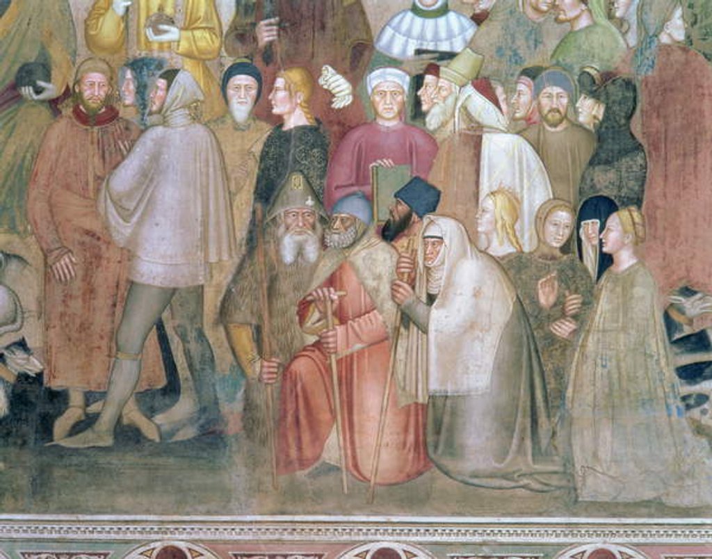 Detail of The Church Militant and Triumphant, detail by Andrea di Bonaiuto