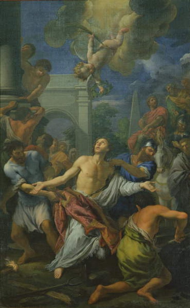 Detail of The Martyrdom of St. Lawrence by Antonio Domenico Gabbiani