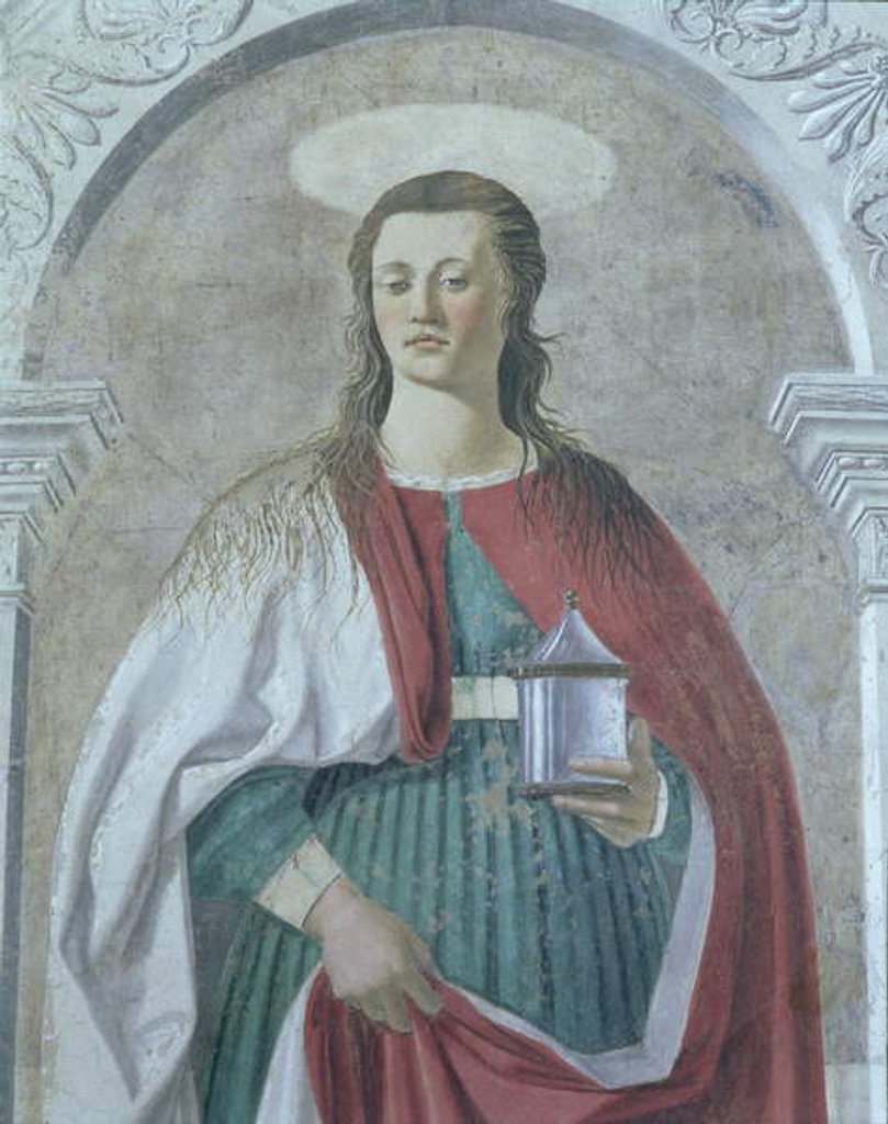 Detail of St. Mary Magdalene, 1466 by Piero della Francesca