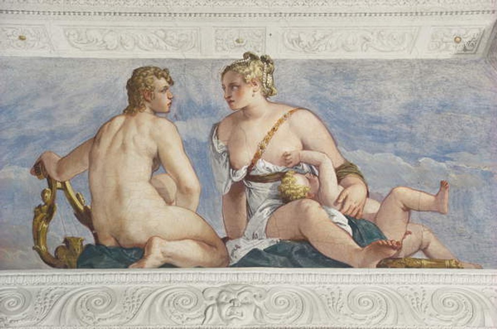 Detail of Apollo and Venus by (1528-88) Veronese