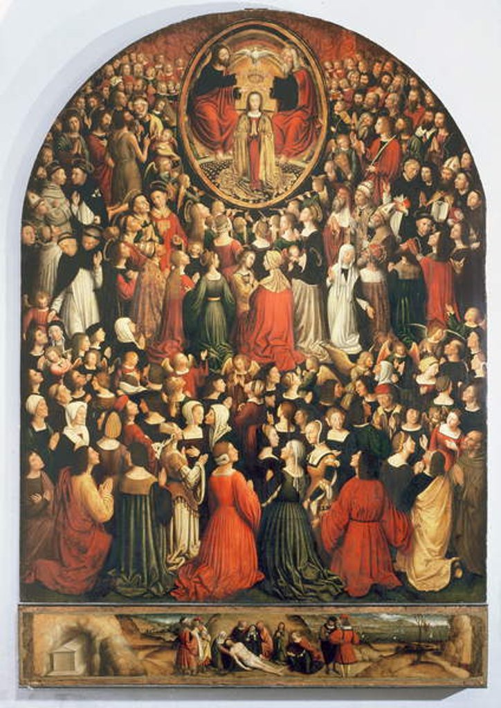 Detail of Coronation of the Virgin, 1513 by Ludovico Brea