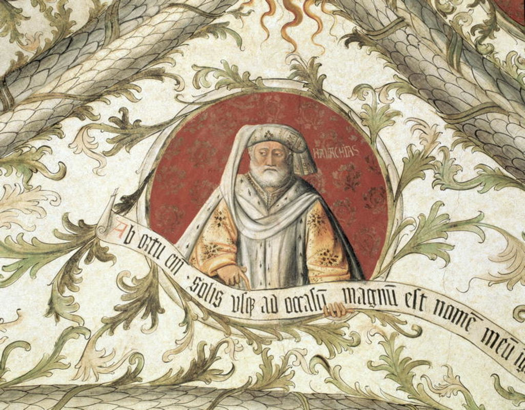 Detail of The Prophet Malachi by d'Allamagna Giusto