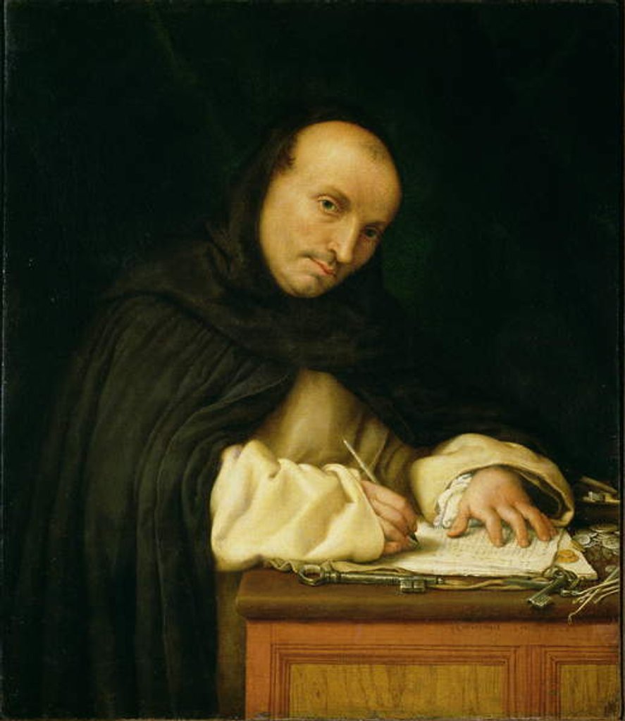 Detail of A Dominican Steward, 1526 by Lorenzo Lotto