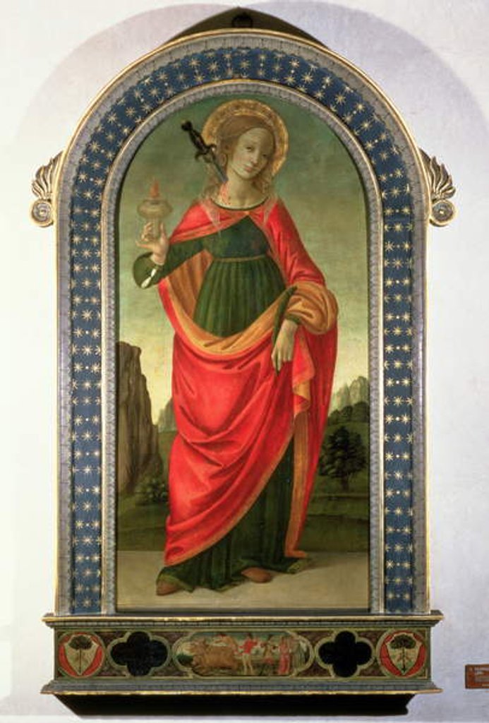 Detail of St. Lucy, c.1472-74 by Filippino Lippi