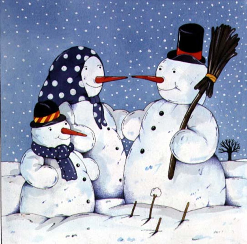 Detail of The Snowman Family, 1997 by Christian Kaempf