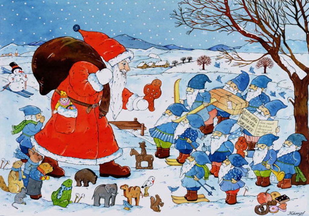 Detail of St. Nikolaus by Christian Kaempf