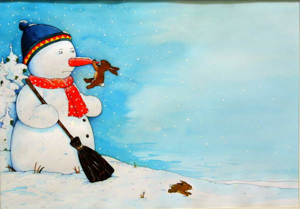 Detail of Snowman Dream by Christian Kaempf