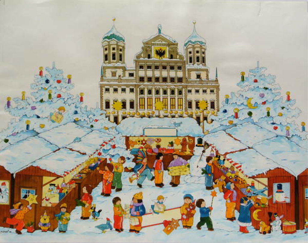 Detail of Christmas Market by Christian Kaempf