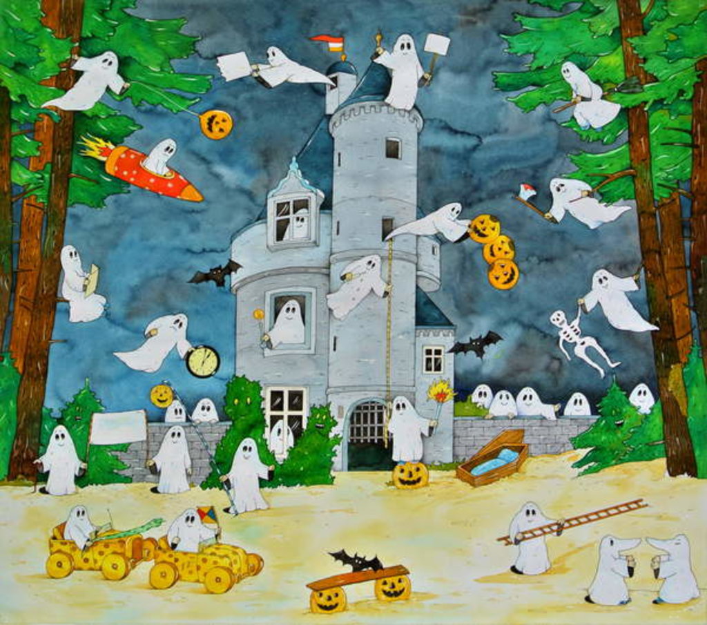 Detail of Ghosts and... by Christian Kaempf