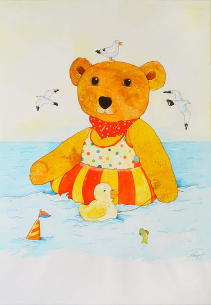 Detail of Swimming in the Sea by Christian Kaempf