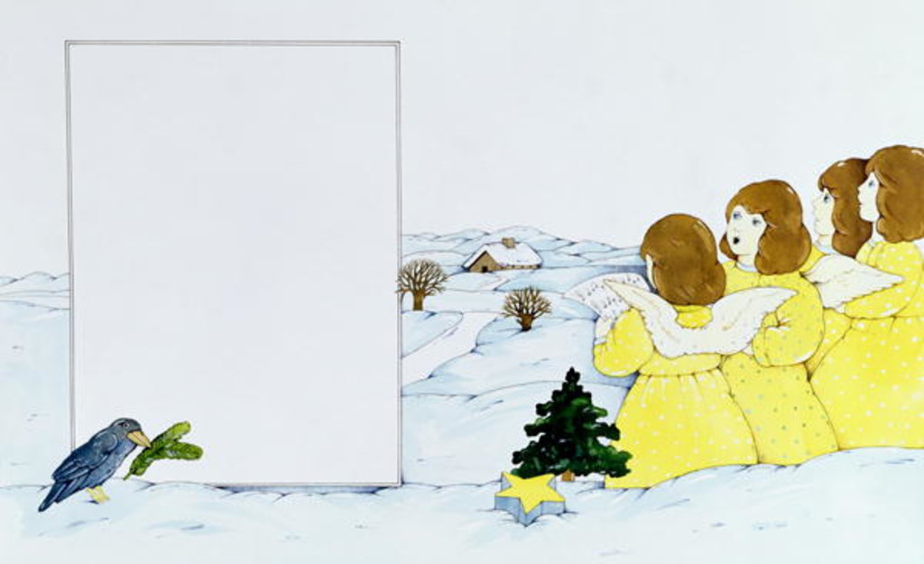 Detail of The Angel Carol Singers by Christian Kaempf