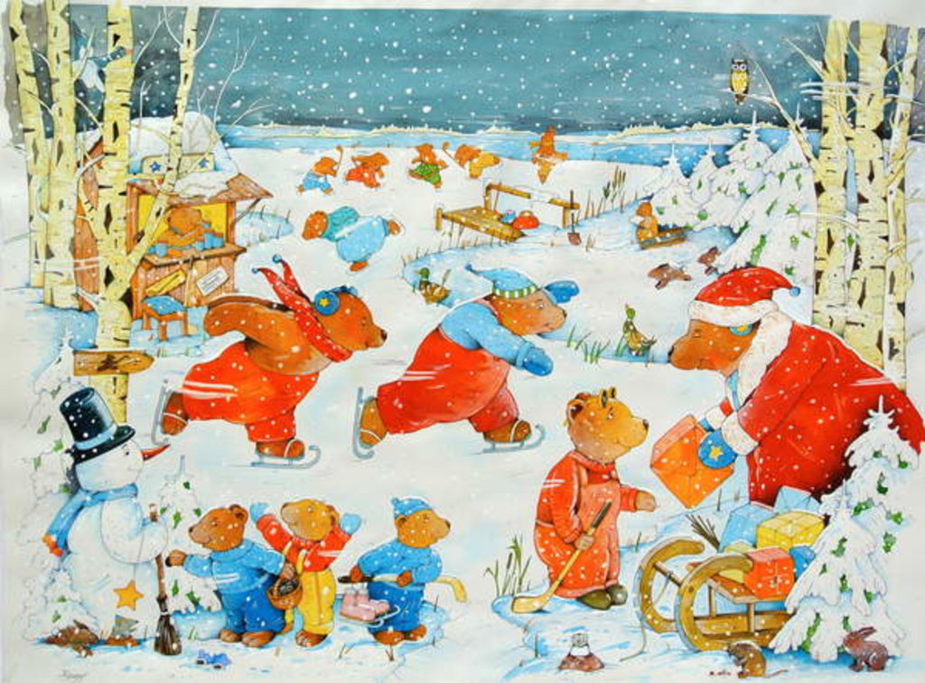 Detail of Bears on the Ice, 2009 by Christian Kaempf