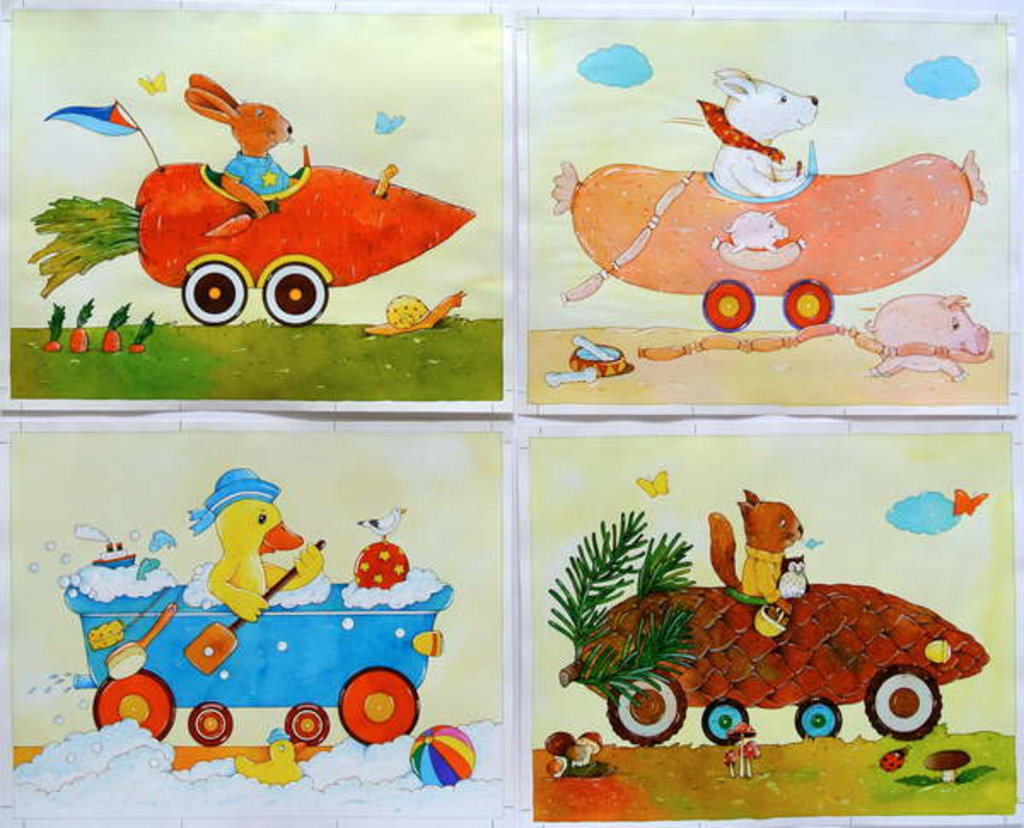 Detail of Animal Cars by Christian Kaempf