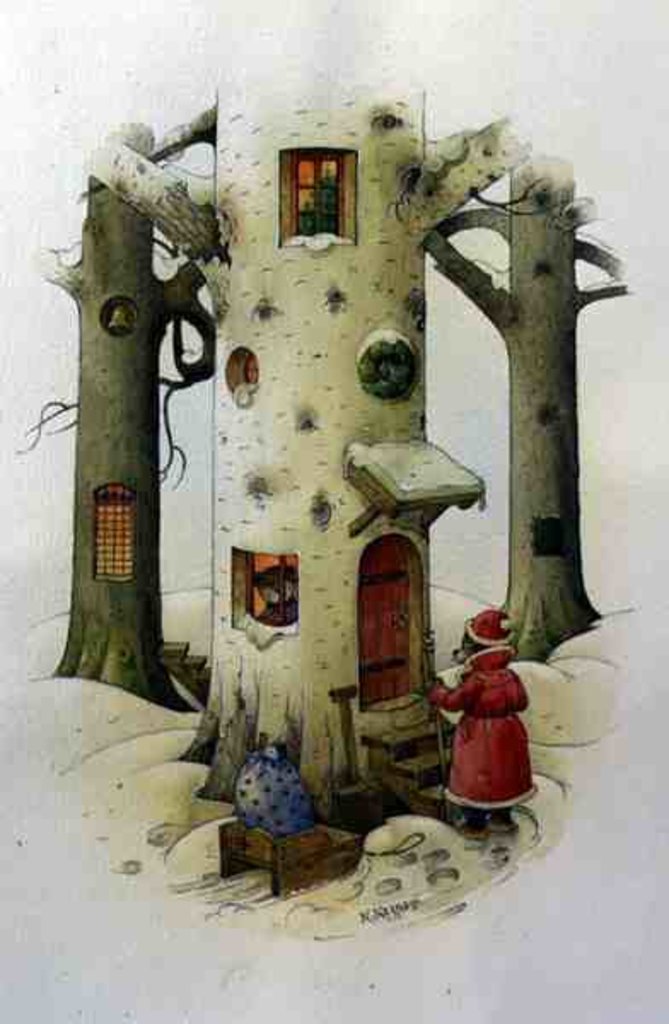 Detail of Bear Father Christmas, 1999 by Kestutis Kasparavicius