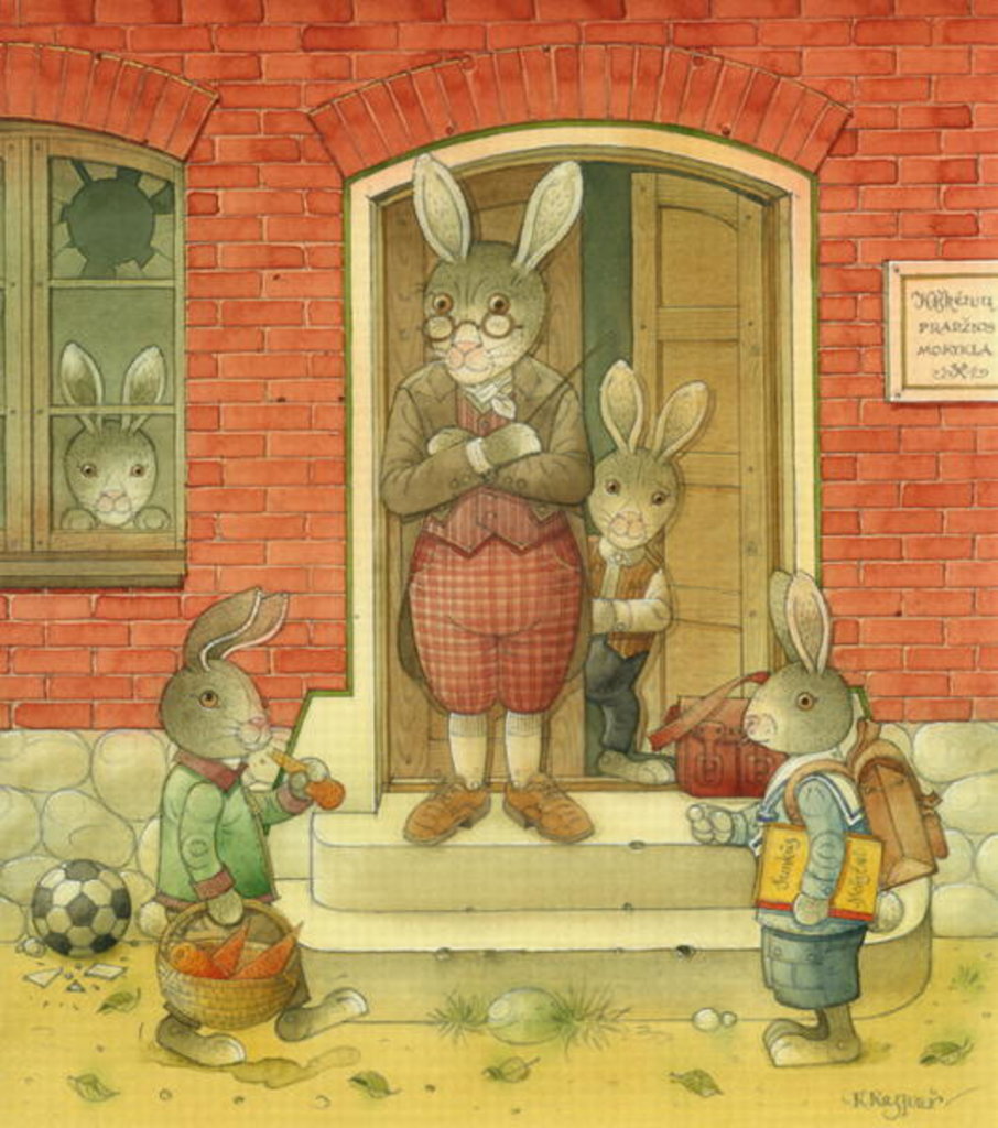 Detail of Hare School, 2006 by Kestutis Kasparavicius