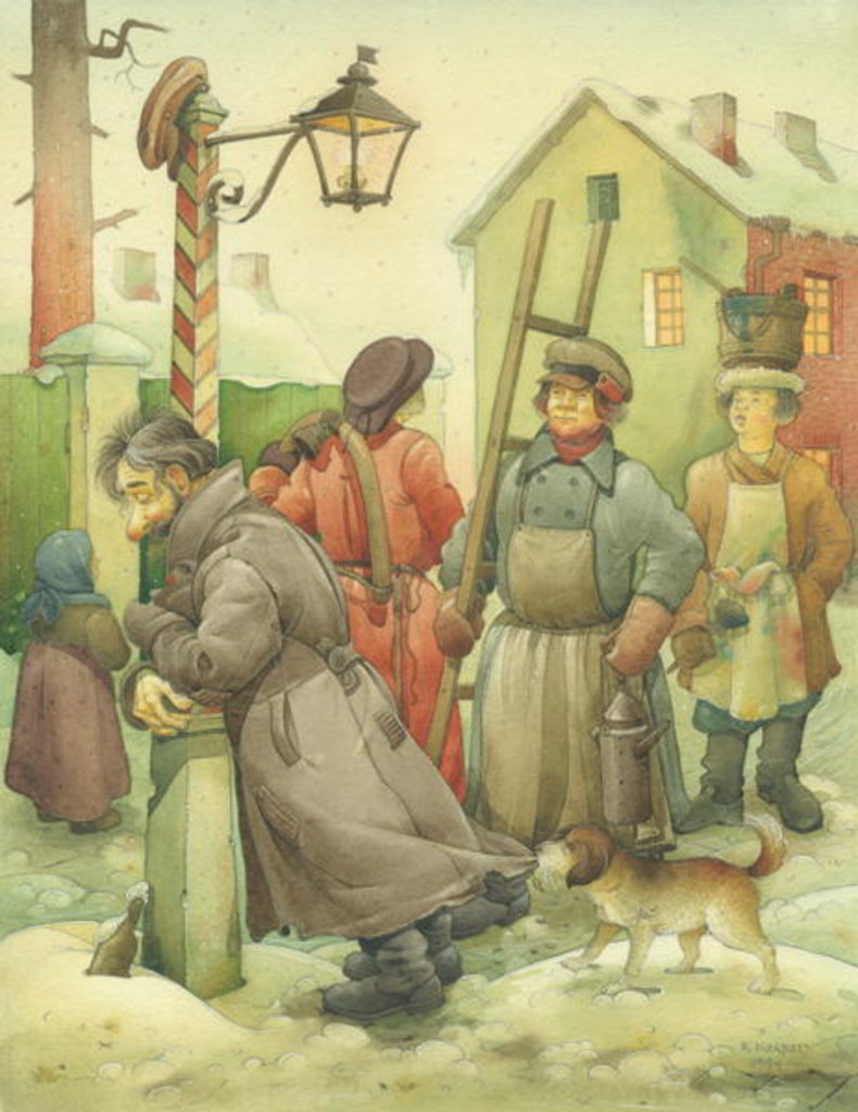 Detail of Russian Scene O1, 1994 by Kestutis Kasparavicius