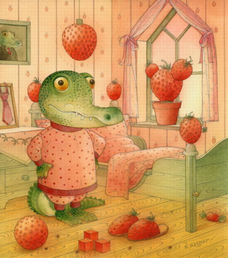 Detail of Strawberry Day, 2006 by Kestutis Kasparavicius