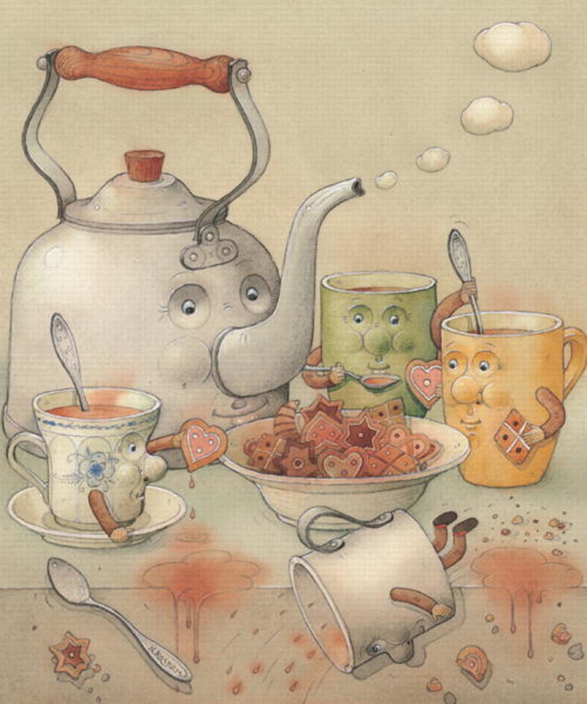 Detail of Tea Club, 2003 by Kestutis Kasparavicius