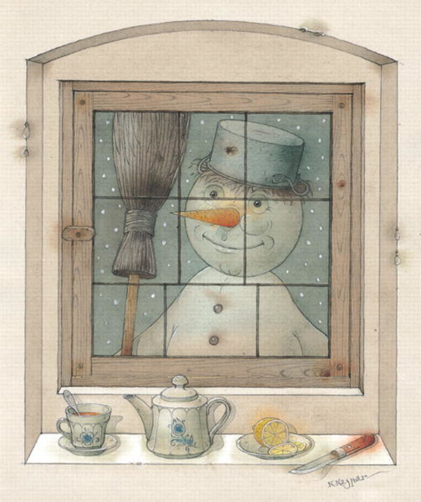 Detail of The Snowman, 2003 by Kestutis Kasparavicius