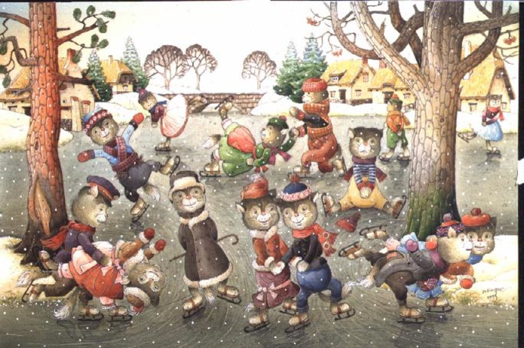 Detail of Cats on Skates by Kestutis Kasparavicius