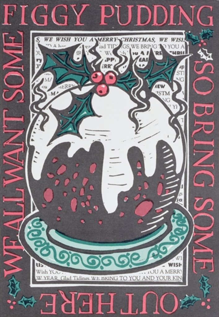 Detail of Figgy Pudding, 1998 by Karen Carter